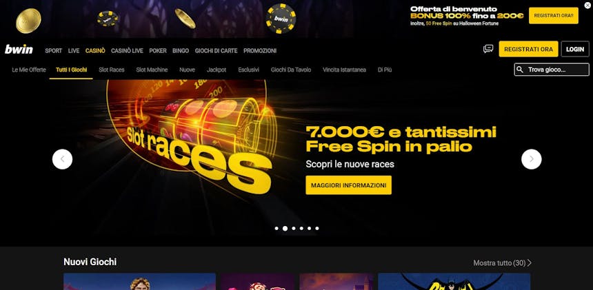 bwin Casinò Recensione Completa: slot, bonus e promozioni