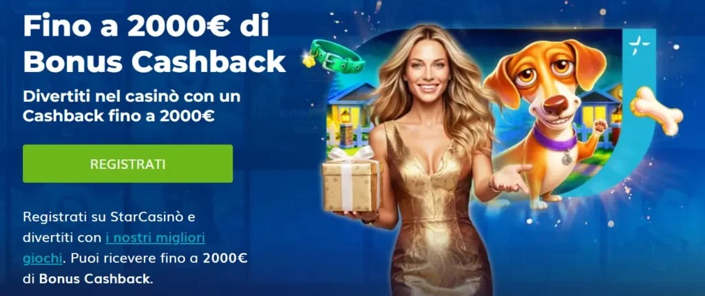 bonus di benvenuto starcasinò