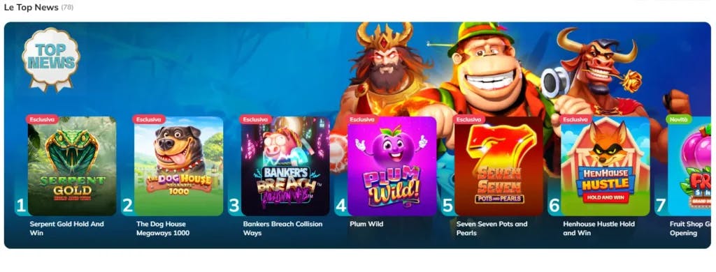homepage slot di starcasinò