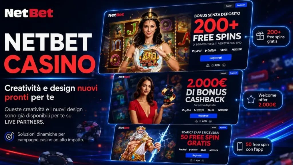Bonus di benvenuto NetBet