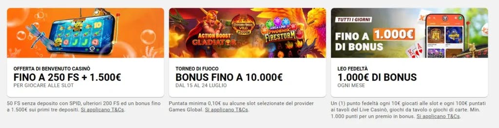 bonus leovegas casinò benvenuto e vip club