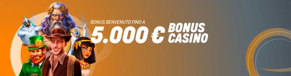 bonus benvenuto snai e bonus senza deposito fino a 5000 euro