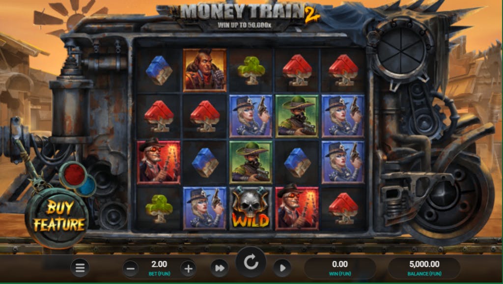 gioco base della slot money train 2