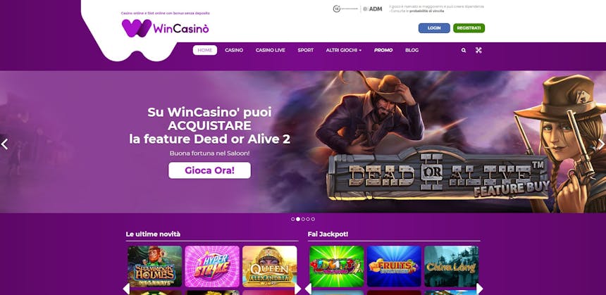 L'innovativo casino di WinCasino offre numerosi tavoli verdi virtuali in tempo reale