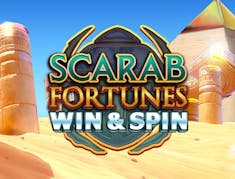 Scarab Fortunes Win and Spin logo