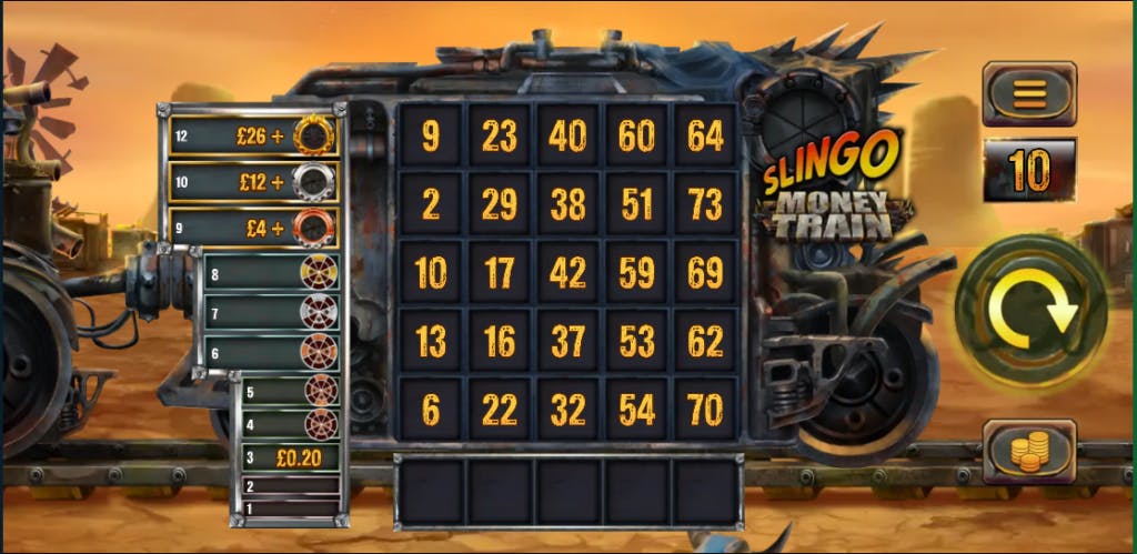 gioco base della slot slingo money train