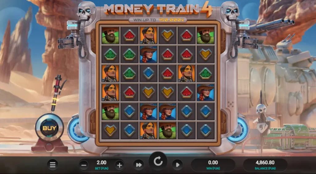 gioco base di money train 4
