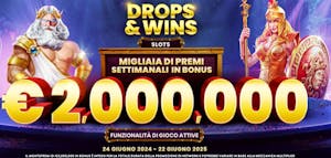 Betsson Casinò: parte la fase 5 del Drops & Wins