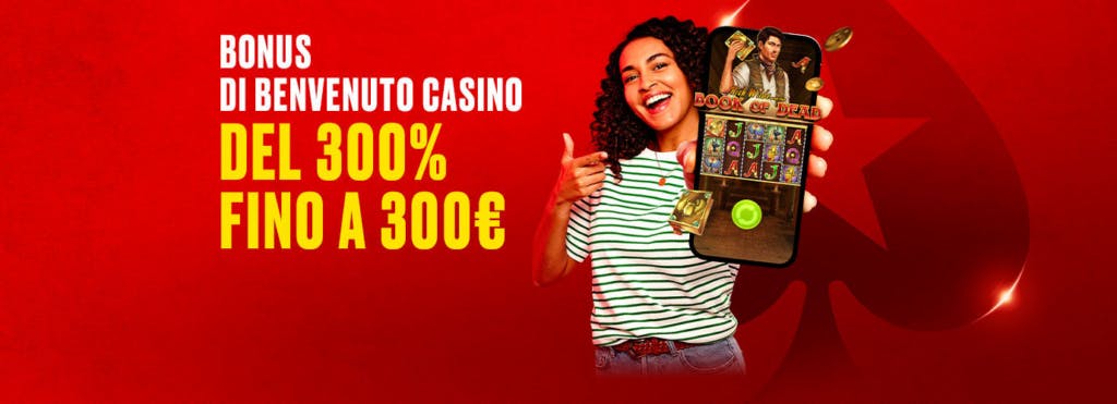 bonus di benvenuto casinò pokerstars