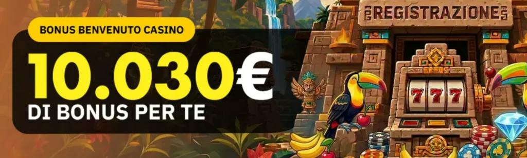 Il bonus benvenuto casinò di Lottomatica.it